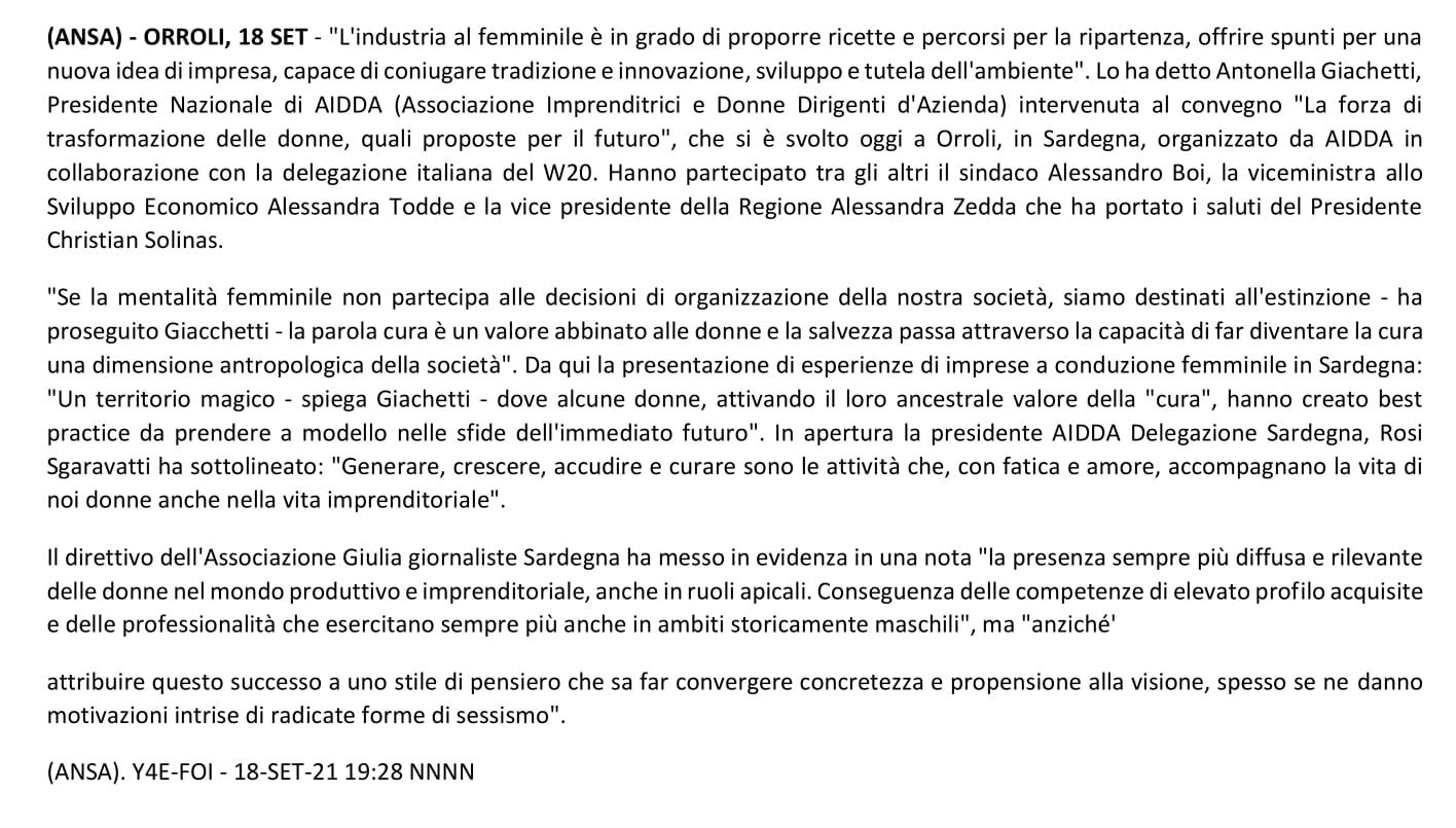 DONNE. CONVEGNO AIDDA, RICETTE AL FEMMINILE PER LA RIPARTENZA SOSTENIBILE-2.jpg