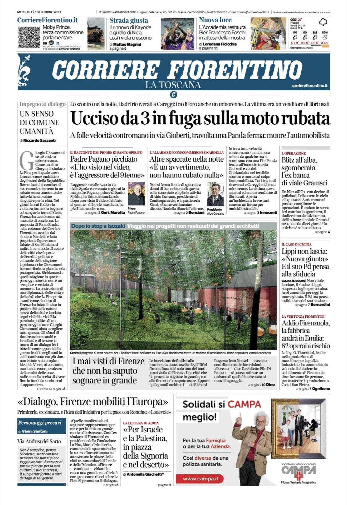Corriere fiorentino Aidda prima pagina.jpg