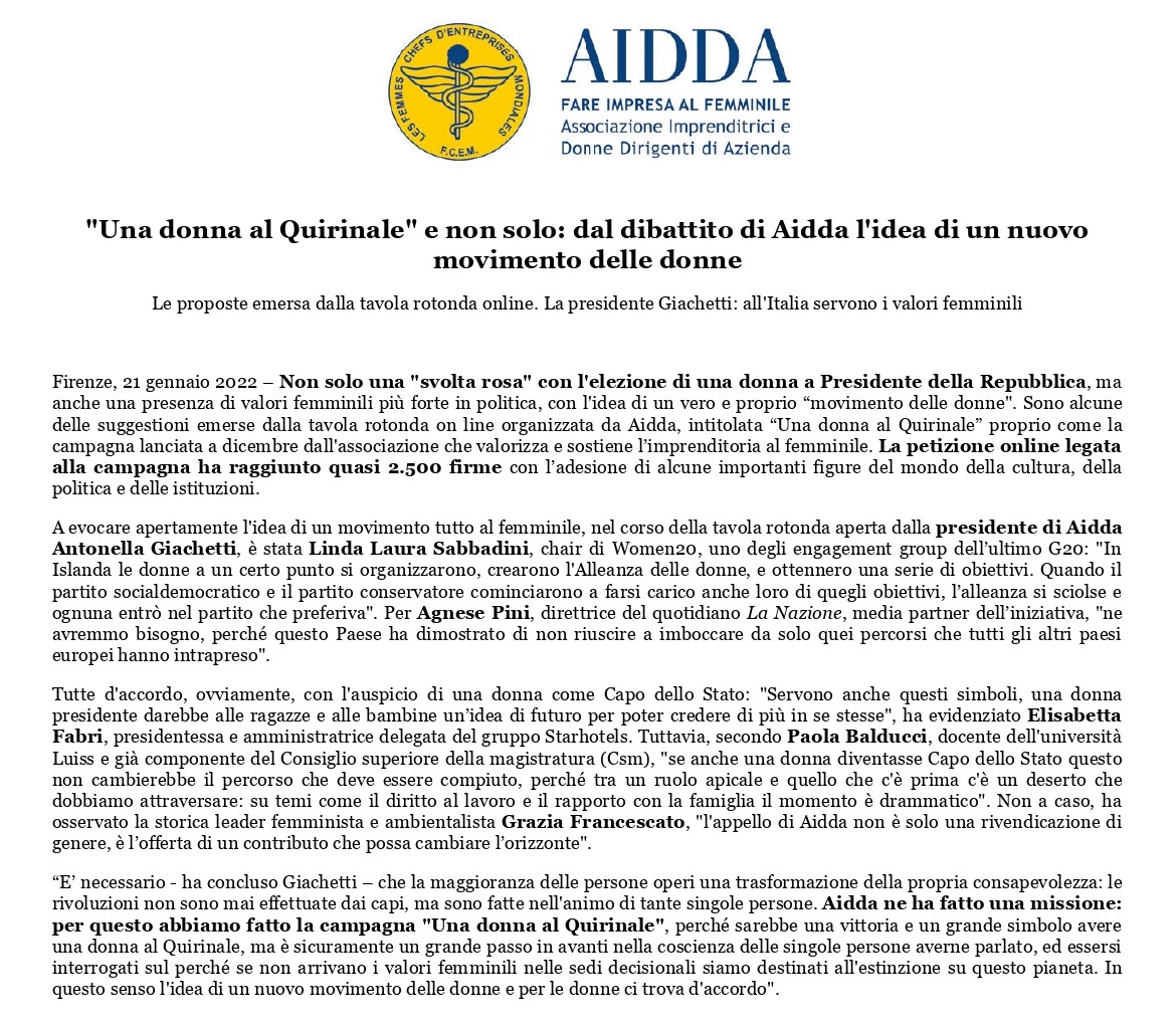 CS 21 gennaio 2022 - Quirinale, dal dibattito delle donne imprenditrici l'idea di un nuovo movimento femminile.jpg