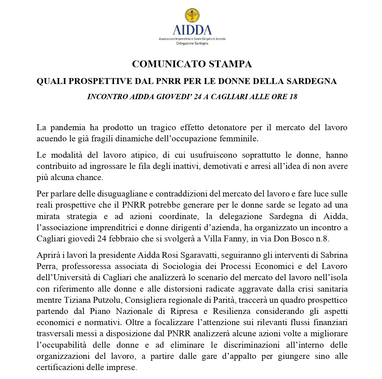 COMUNICATO STAMPA AIDDA GIOVEDì 24 A CAGLIARI INCONTRO SU PROSPETTIVE DEL PNRR PER LE DONNE DELLA SARDEGNA_page-0001.jpg